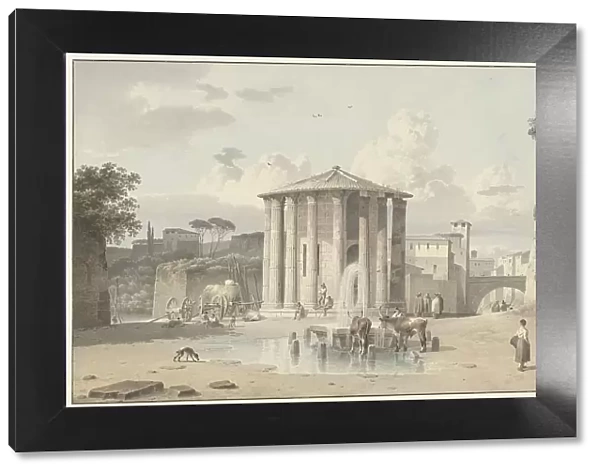 The Temple of Vesta in Rome, c.1809-c.1812. Creator: Josephus Augustus Knip