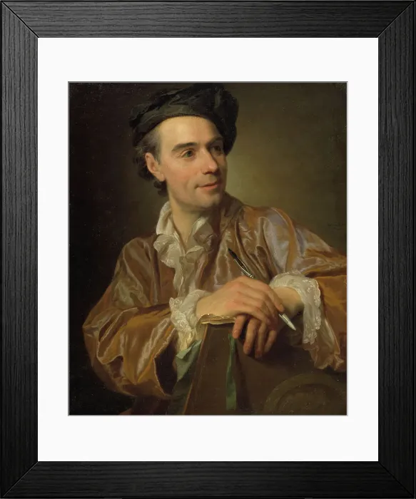 Framed Print : The French Painter Claude Joseph Vernet, 1767. Creator: Alexander Roslin Framed Print : The French Painter Claude Joseph Vernet, 1767. Creator: Alexander Roslin