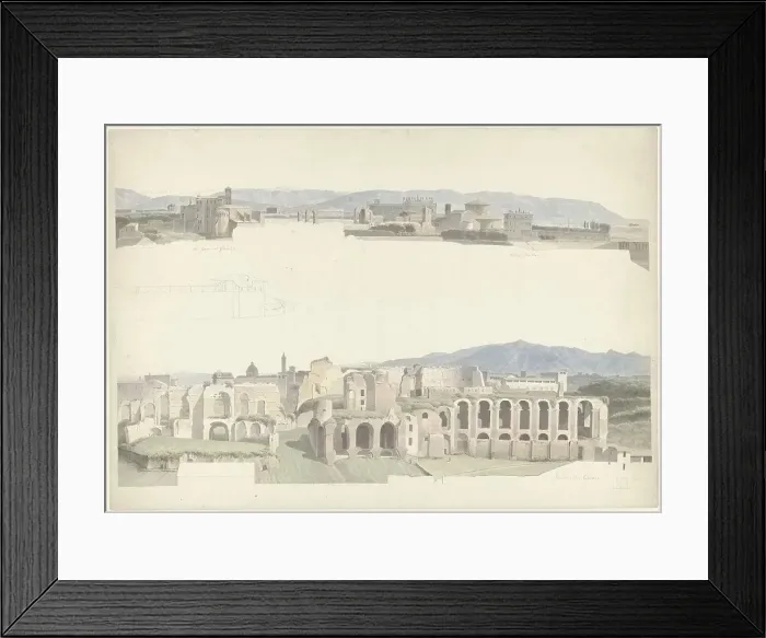 Framed Print : S. Giovanni E Paolo, The Villa Mattei and the Imperial Palaces, c.1809-c.1812. Creator: Josephus Augustus Knip Framed Print : S. Giovanni E Paolo, The Villa Mattei and the Imperial Palaces, c.1809-c.1812. Creator: Josephus Augustus Knip