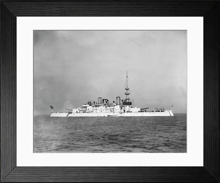 Framed Print : U.S.S. Oregon, between 1896 and 1901. Creator: William H. Jackson Framed Print : U.S.S. Oregon, between 1896 and 1901. Creator: William H. Jackson