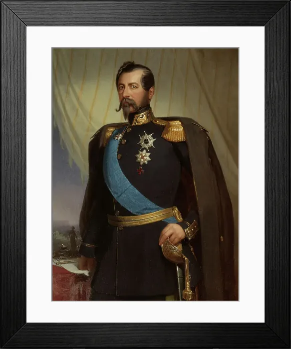 Framed Print : Oskar I, 1799-1859, King of Sweden and Norway, 1858. Creator: Carl Theodor Staaf Framed Print : Oskar I, 1799-1859, King of Sweden and Norway, 1858. Creator: Carl Theodor Staaf