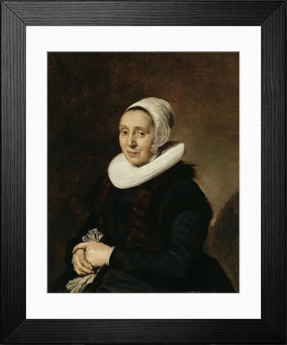 Framed Print : Portrait of a Lady, 1643. Creator: Frans Hals Framed Print : Portrait of a Lady, 1643. Creator: Frans Hals