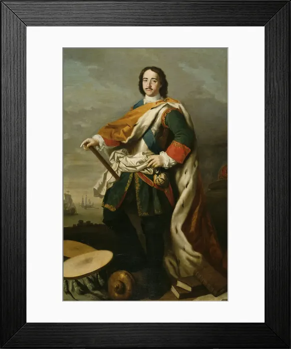 Framed Print : Peter I, 1672-1725, Emperor of Russia, c1710. Creator: Jacopo Amigoni Framed Print : Peter I, 1672-1725, Emperor of Russia, c1710. Creator: Jacopo Amigoni