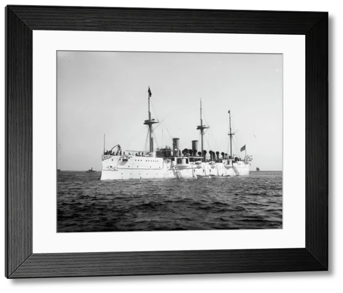 Framed Print : U.S.S. Philadelphia, between 1890 and 1901. Creator: William H. Jackson Framed Print : U.S.S. Philadelphia, between 1890 and 1901. Creator: William H. Jackson