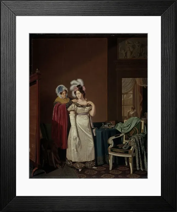 Framed Print : The Toilet, 1830-1850. Creator: Jan Lodewijk Jonxis Framed Print : The Toilet, 1830-1850. Creator: Jan Lodewijk Jonxis