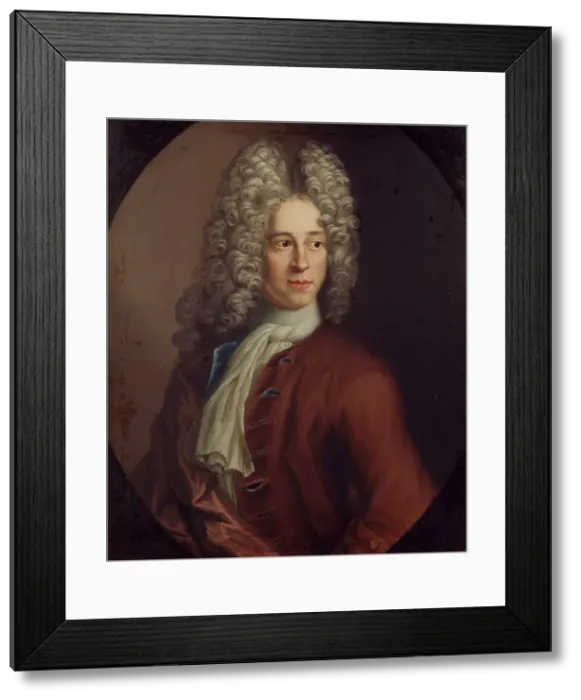 Framed Print : Self-portrait, c1710. Creator: Lucas von Breda Framed Print : Self-portrait, c1710. Creator: Lucas von Breda