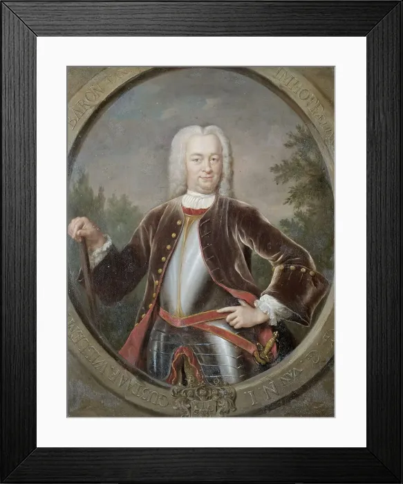 Framed Print : Portrait of Gustaaf Willem, Baron van Imhoff, Governor-General of the Dutch East India Company, 1742 Creator: Jan Maurits Quinkhard Framed Print : Portrait of Gustaaf Willem, Baron van Imhoff, Governor-General of the Dutch East India Company, 1742 Creator: Jan Maurits Quinkhard