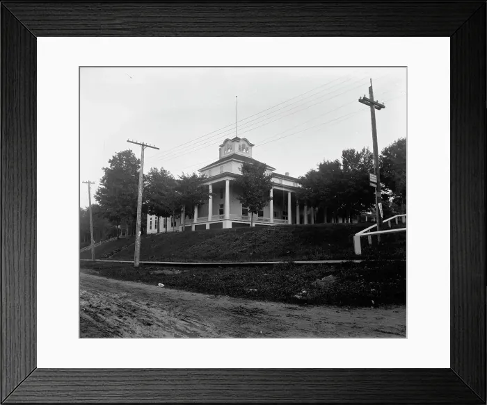 Framed Print : Bay View Hotel, Bay View, Mich. between 1890 and 1901. Creator: William H. Jackson Framed Print : Bay View Hotel, Bay View, Mich. between 1890 and 1901. Creator: William H. Jackson