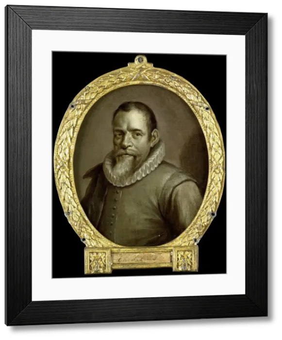 Framed Print : Portrait of Theodorus Velius, Writer of the Chronicle of Horn, c.1732-c.1771. Creator: Jan Maurits Quinkhard Framed Print : Portrait of Theodorus Velius, Writer of the Chronicle of Horn, c.1732-c.1771. Creator: Jan Maurits Quinkhard