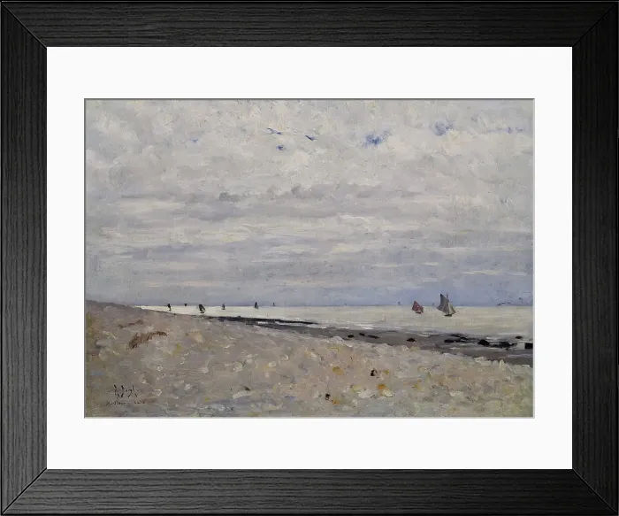 Framed Print : Sea Landscape off Honfleur, 1881. Creator: Sven Richard Bergh Framed Print : Sea Landscape off Honfleur, 1881. Creator: Sven Richard Bergh