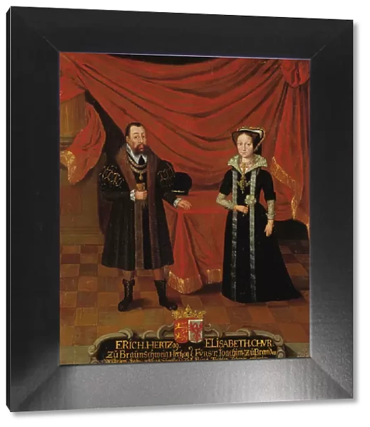 Duke Erik I of Brunswick-Calenberg and Duchess Elisabet, Princess of Brandenburg, c16th century. Creator: Anon