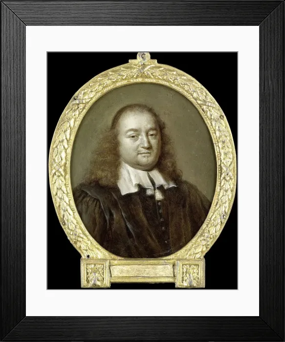 Framed Print : Portrait of Joannes Fredericus Gronovius, Philologist and Jurist, Professor in Leiden, 1732-1771. Creator: Jan Maurits Quinkhard Framed Print : Portrait of Joannes Fredericus Gronovius, Philologist and Jurist, Professor in Leiden, 1732-1771. Creator: Jan Maurits Quinkhard