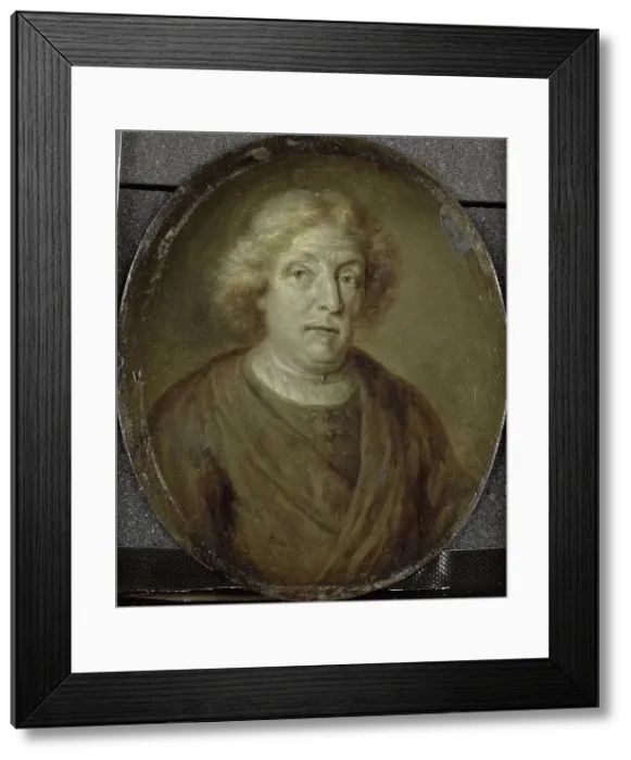 Framed Print : Portrait of Jacob Lescailje, Bookdealer and Poet in Amsterdam, 1732-1771. Creator: Jan Maurits Quinkhard Framed Print : Portrait of Jacob Lescailje, Bookdealer and Poet in Amsterdam, 1732-1771. Creator: Jan Maurits Quinkhard