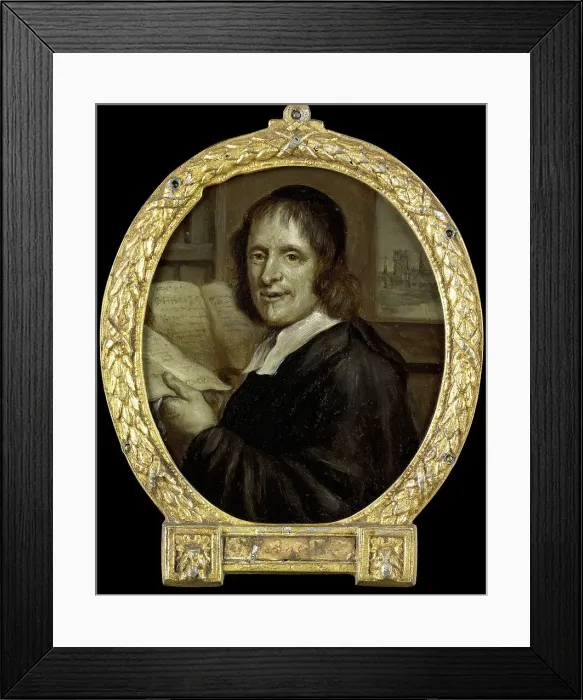 Framed Print : Matthijs Balen Jansz (1611-91), poet and chronicler of Dordrecht, 1732-1771. Creator: Jan Maurits Quinkhard Framed Print : Matthijs Balen Jansz (1611-91), poet and chronicler of Dordrecht, 1732-1771. Creator: Jan Maurits Quinkhard