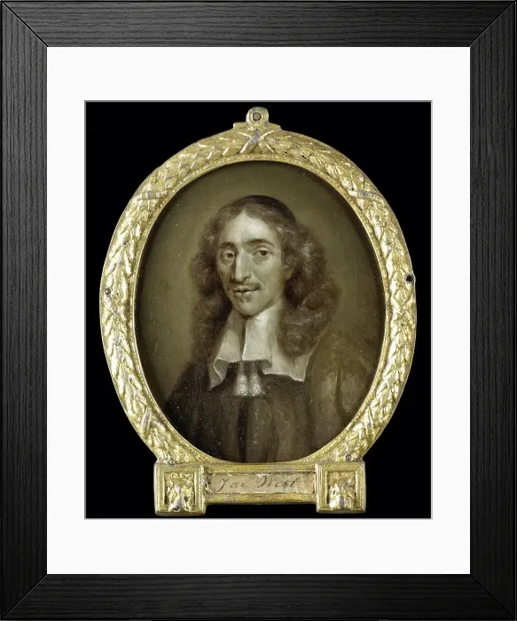 Framed Print : Portrait of Johan de Witt, Grand Pensionary of Holland, 1723-1771. Creator: Jan Maurits Quinkhard Framed Print : Portrait of Johan de Witt, Grand Pensionary of Holland, 1723-1771. Creator: Jan Maurits Quinkhard