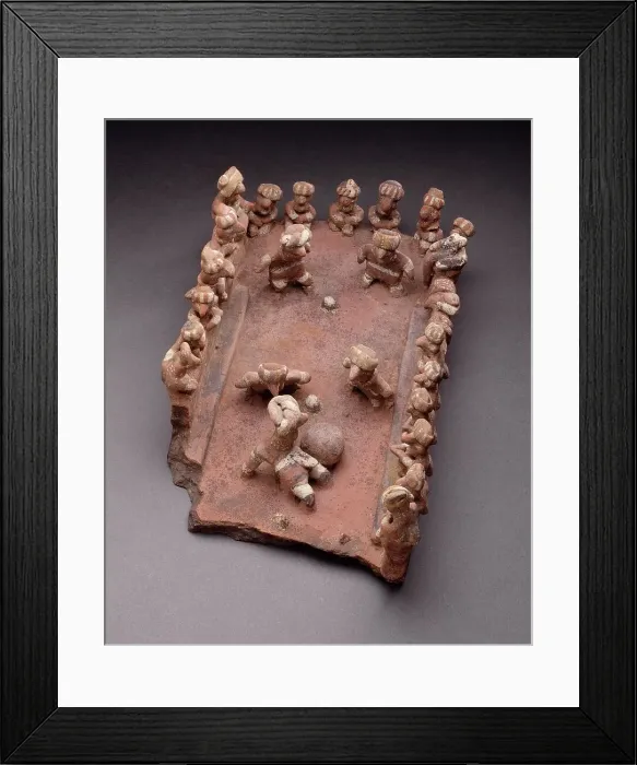 Framed Print : Ceremonial Ball Game, 200 B.C. - A.D. 500 Creator: Unknown Framed Print : Ceremonial Ball Game, 200 B.C. - A.D. 500 Creator: Unknown