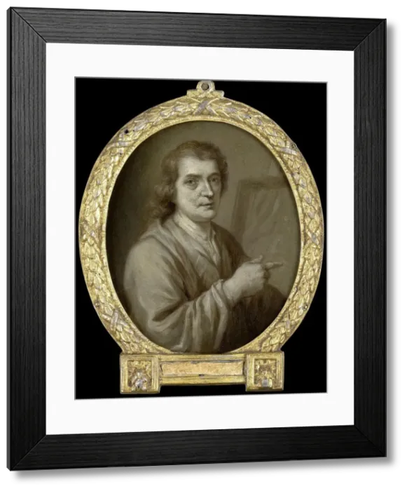 Framed Print : Portrait of Joost van Geel, Painter and Poet in Rotterdam, 1732-1771. Creator: Jan Maurits Quinkhard Framed Print : Portrait of Joost van Geel, Painter and Poet in Rotterdam, 1732-1771. Creator: Jan Maurits Quinkhard