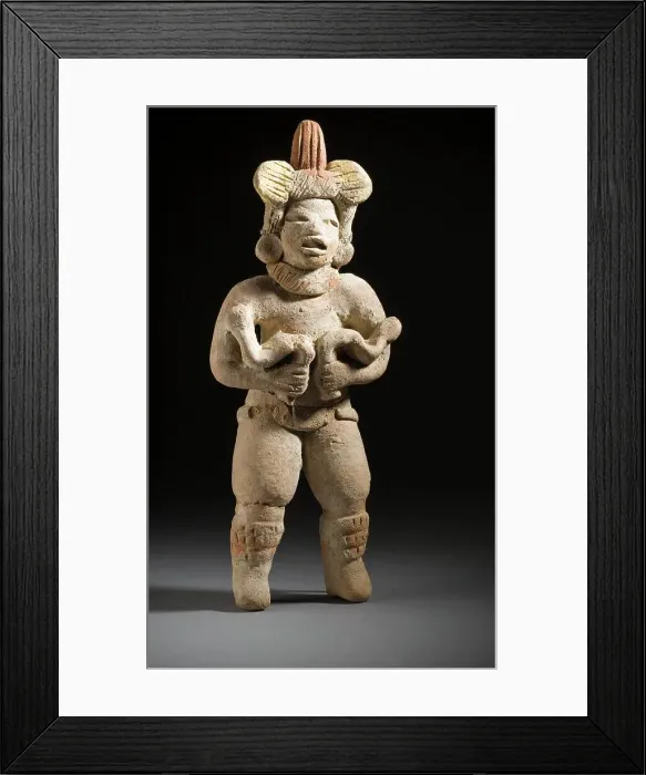 Framed Print : Dancer with Snakes, 1000-500 BCE. Creator: Unknown Framed Print : Dancer with Snakes, 1000-500 BCE. Creator: Unknown