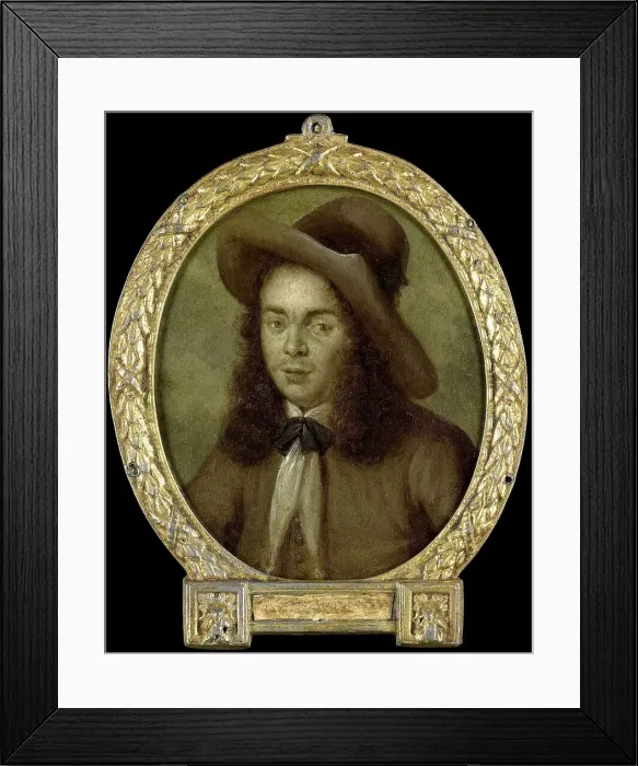 Framed Print : Portrait of Aernout van Overbeke, Explorer and Poet, 1732-1771. Creator: Jan Maurits Quinkhard Framed Print : Portrait of Aernout van Overbeke, Explorer and Poet, 1732-1771. Creator: Jan Maurits Quinkhard