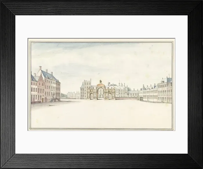Framed Print : Arch of Honour for King William III at The Hague, 1691, (1691). Creator: Jan van Call Framed Print : Arch of Honour for King William III at The Hague, 1691, (1691). Creator: Jan van Call