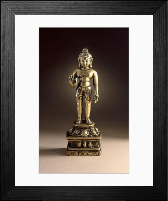 Framed Print : The Infant Buddha Shakyamuni, Kashmir region, c.800. Creator: Unknown