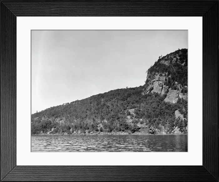 Framed Print : Rogers Rock, Lake George, N.Y. between 1900 and 1910. Creator: William H. Jackson Framed Print : Rogers Rock, Lake George, N.Y. between 1900 and 1910. Creator: William H. Jackson