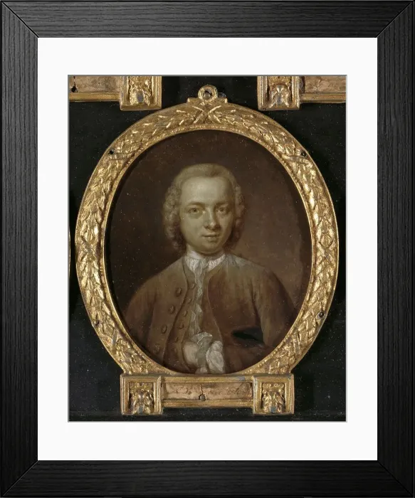 Framed Print : Portrait of Nicolaas Willem op den Hooff, Physician and Translator in Amsterdam, 1732-1771. Creator: Jan Maurits Quinkhard Framed Print : Portrait of Nicolaas Willem op den Hooff, Physician and Translator in Amsterdam, 1732-1771. Creator: Jan Maurits Quinkhard
