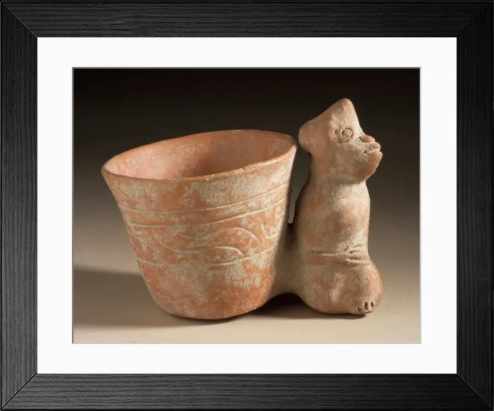 Framed Print : Figure, 100 B.C.-A.D. 700. Creator: Unknown