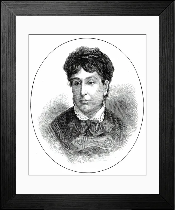 Framed Print : The late Madame Dudevant (Georges Sand), 1876. Creator: Unknown Framed Print : The late Madame Dudevant (Georges Sand), 1876. Creator: Unknown