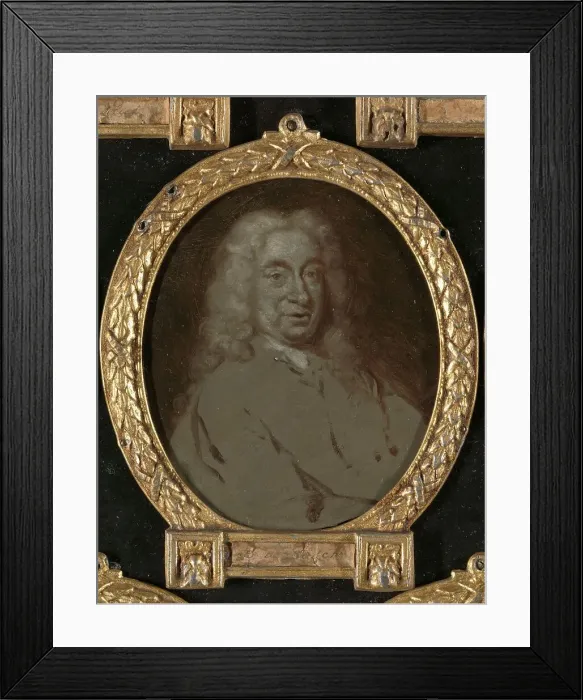 Framed Print : Portrait of Hendrik van der Zande (1674-after 1741). Jurist and Dramatic Poet in Amsterdam, 1732-177 Creator: Jan Maurits Quinkhard Framed Print : Portrait of Hendrik van der Zande (1674-after 1741). Jurist and Dramatic Poet in Amsterdam, 1732-177 Creator: Jan Maurits Quinkhard
