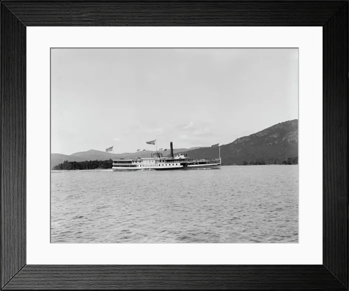 Framed Print : Steamer Sagamore, Lake George, N.Y. between 1900 and 1910. Creator: William H. Jackson