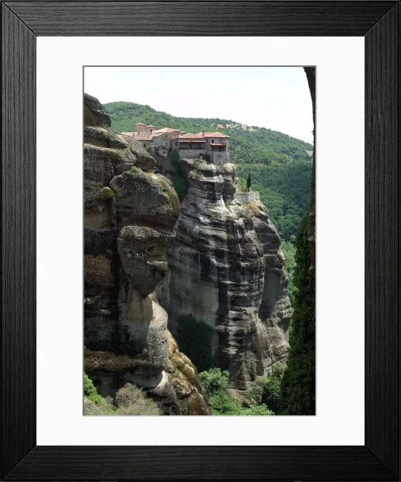 Framed Print : Meteora, Greece, 2003. Creator: Ethel Davies Framed Print : Meteora, Greece, 2003. Creator: Ethel Davies