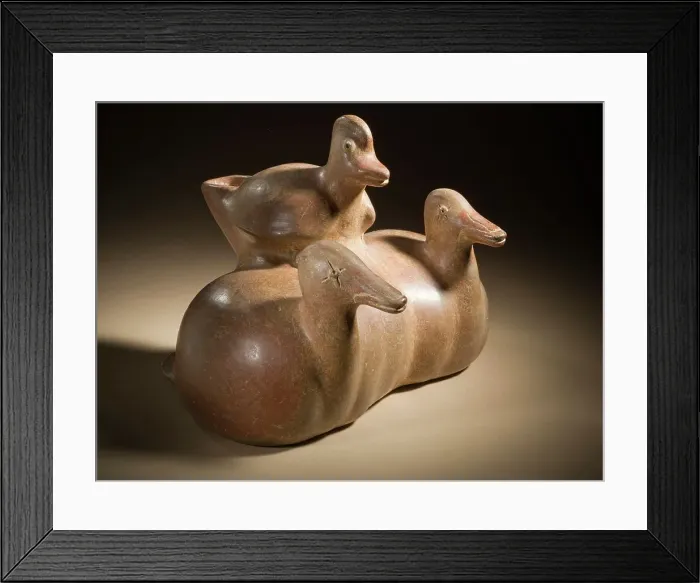 Framed Print : Duck Family, 200 B.C.-A.D. 500. Creator: Unknown Framed Print : Duck Family, 200 B.C.-A.D. 500. Creator: Unknown