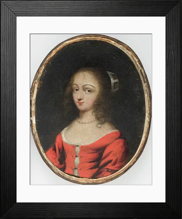 Framed Print : Miniature Portrait with Overlays (image 2 of 2), c1650. Creator: Anon Framed Print : Miniature Portrait with Overlays (image 2 of 2), c1650. Creator: Anon