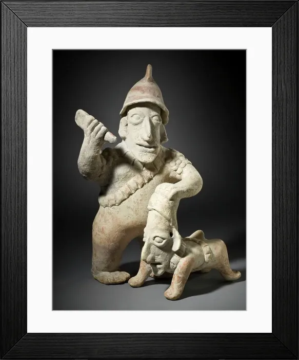 Framed Print : Warrior and Captive, 200 B.C.-A.D. 500. Creator: Unknown Framed Print : Warrior and Captive, 200 B.C.-A.D. 500. Creator: Unknown