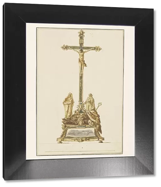 Design for a crucifix, c.1775-c.1785. Creator: Luigi Valadier