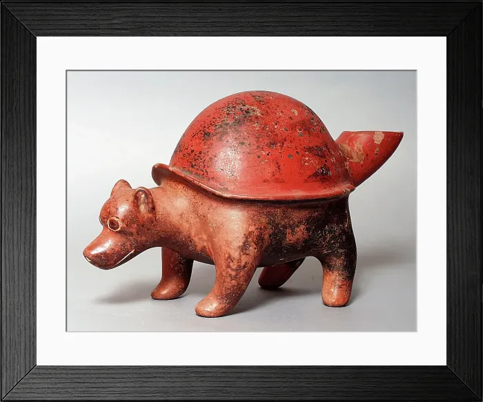 Framed Print : Dog with Turtle Shell, 200 B.C.-A.D. 500. Creator: Unknown Framed Print : Dog with Turtle Shell, 200 B.C.-A.D. 500. Creator: Unknown