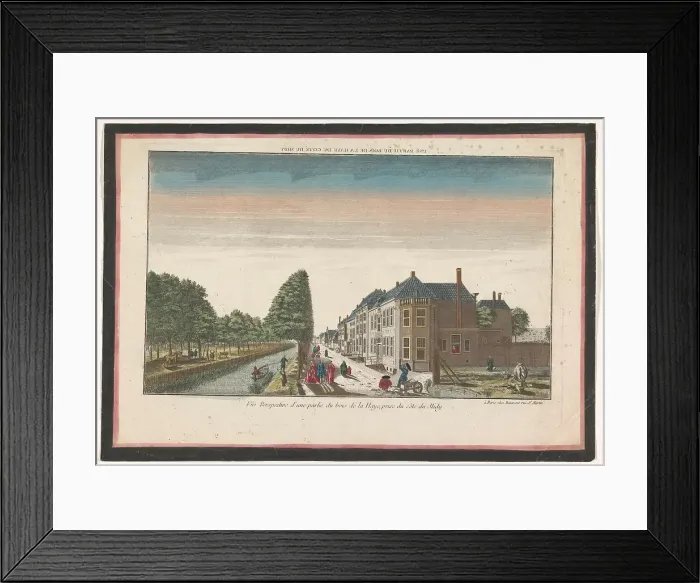 Framed Print : View of Haagse Bos in The Hague seen from the south side, 1745-1775. Creator: Anon Framed Print : View of Haagse Bos in The Hague seen from the south side, 1745-1775. Creator: Anon