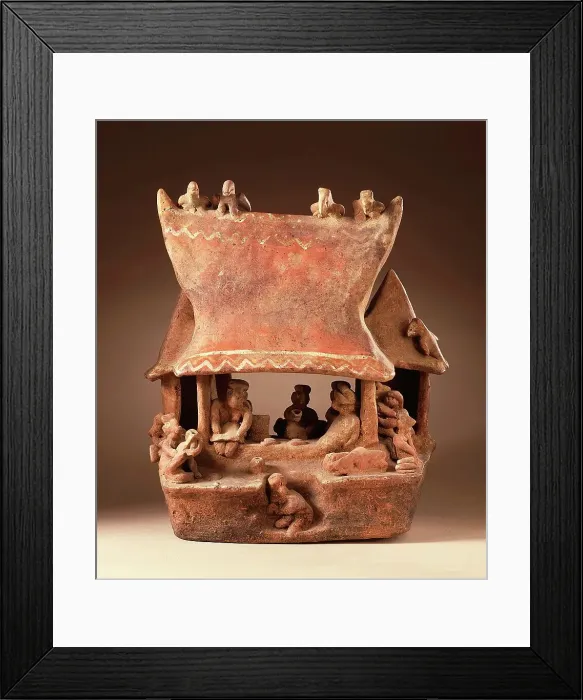 Framed Print : House Group, 200 B.C.-A.D. 500. Creator: Unknown Framed Print : House Group, 200 B.C.-A.D. 500. Creator: Unknown