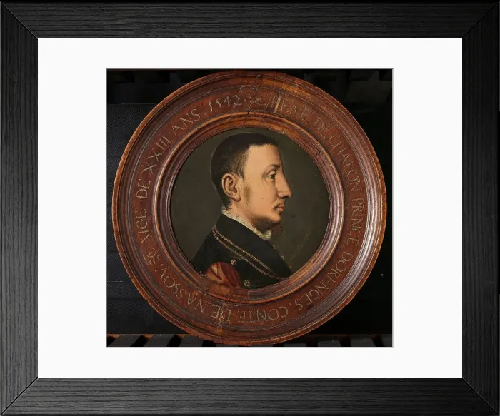 Framed Print : Portrait of René de Chalon (c.1519-1544), Prince of Orange, after 1542. Creator: Unknown Framed Print : Portrait of René de Chalon (c.1519-1544), Prince of Orange, after 1542. Creator: Unknown