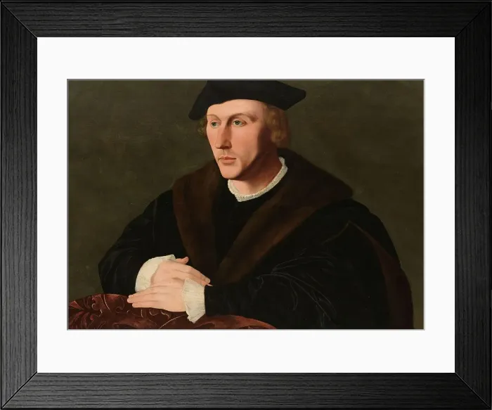 Framed Print : Portrait of Joris van Egmond, c.1535-c.1540. Creator: Jan van Scorel Framed Print : Portrait of Joris van Egmond, c.1535-c.1540. Creator: Jan van Scorel