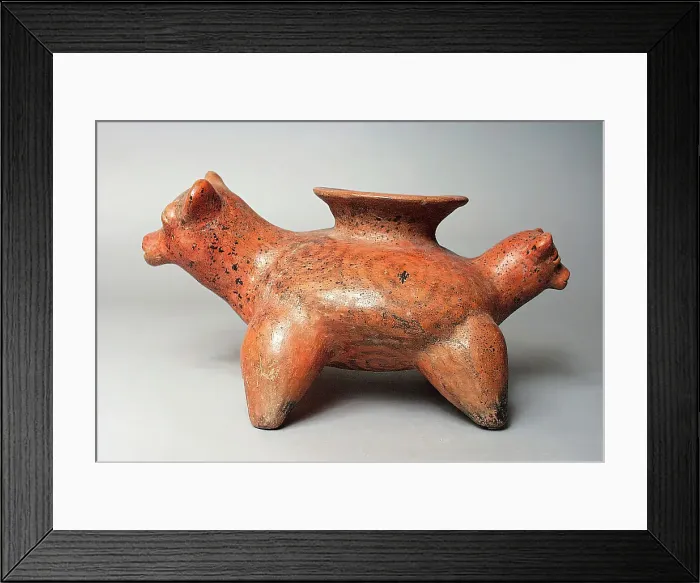 Framed Print : Two Joined Dogs, 200 B.C.-A.D. 500. Creator: Unknown Framed Print : Two Joined Dogs, 200 B.C.-A.D. 500. Creator: Unknown