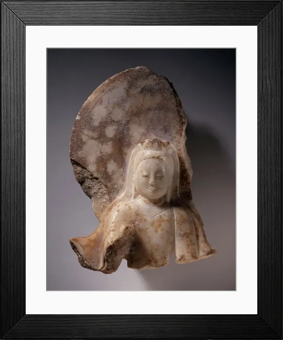 Framed Print : Probably Maitreya (Mile), the Buddha of the Future, between 550 and 577. Creator: Unknown Framed Print : Probably Maitreya (Mile), the Buddha of the Future, between 550 and 577. Creator: Unknown
