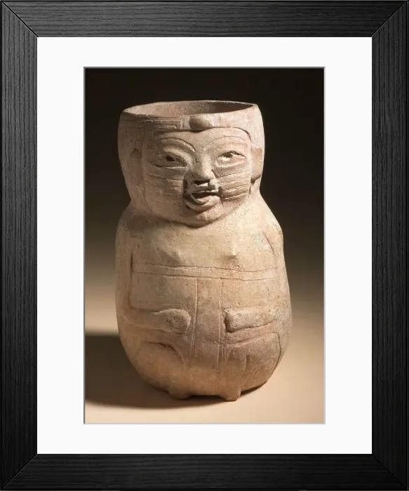Framed Print : Figure with Starry Cape, 500 B.C.-A.D. 100. Creator: Unknown Framed Print : Figure with Starry Cape, 500 B.C.-A.D. 100. Creator: Unknown