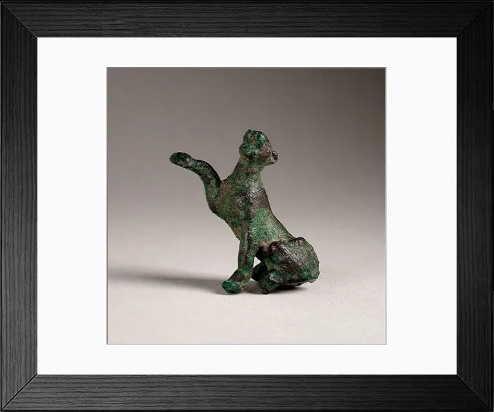 Framed Print : Howling Panther, 1st century B.C.-A.D. 2nd century. Creator: Unknown Framed Print : Howling Panther, 1st century B.C.-A.D. 2nd century. Creator: Unknown