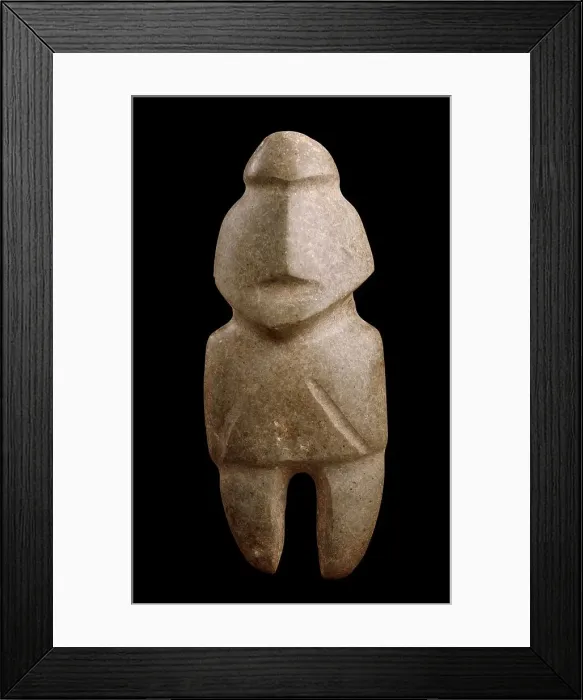 Framed Print : Standing Male Figure, 500 B.C.-A.D. 1000. Creator: Unknown Framed Print : Standing Male Figure, 500 B.C.-A.D. 1000. Creator: Unknown