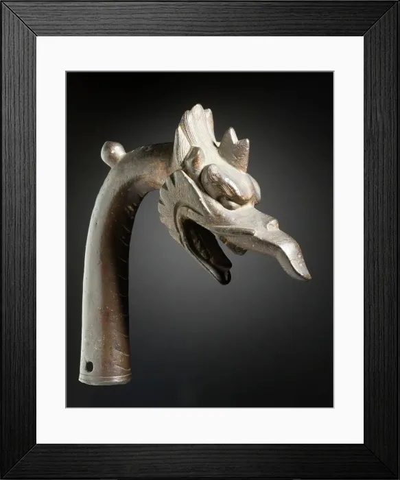 Framed Print : Dragon Head (image 1 of 2), 12th century. Creator: Unknown Framed Print : Dragon Head (image 1 of 2), 12th century. Creator: Unknown