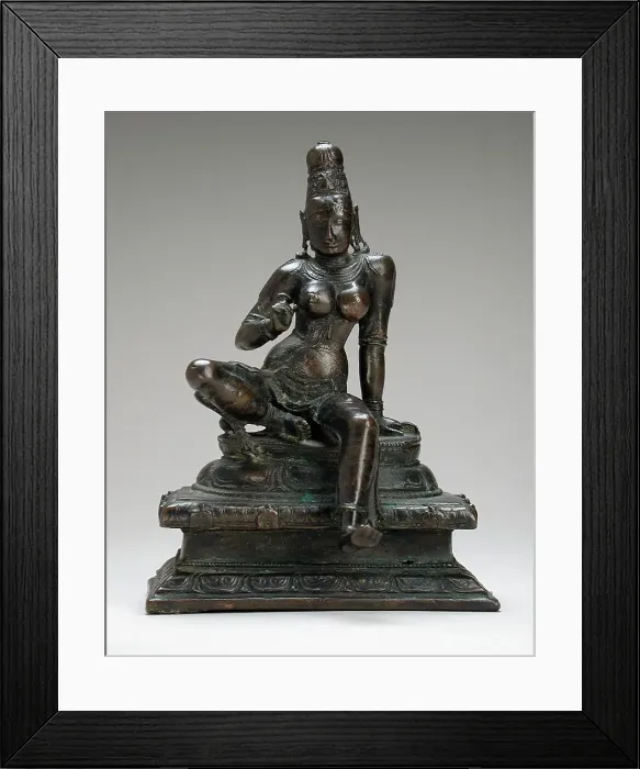 Framed Print : The Hindu Goddess Parvati, 11th century. Creator: Unknown Framed Print : The Hindu Goddess Parvati, 11th century. Creator: Unknown
