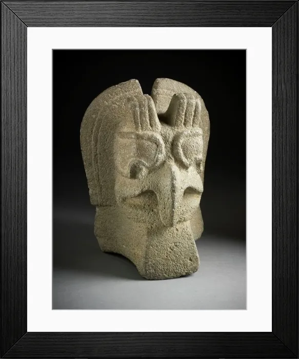 Framed Print : Palma in the Form of an Owl's Head, between 600 and 900. Creator: Unknown Framed Print : Palma in the Form of an Owl's Head, between 600 and 900. Creator: Unknown