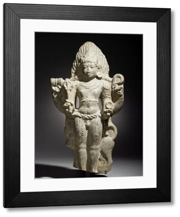 Framed Print : Shiva as Bhairava, early 13th century. Creator: Unknown Framed Print : Shiva as Bhairava, early 13th century. Creator: Unknown